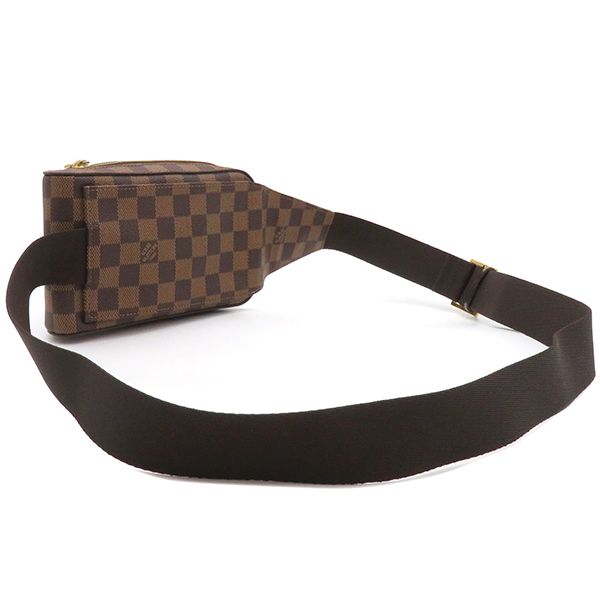 ルイヴィトン LOUIS VUITTON ボディバッグ ジェロニモス ダミエキャンバス ダミエエベヌ ゴールド金具 茶 ウエストバッグ  N51994 CA1025 【箱】【中古】