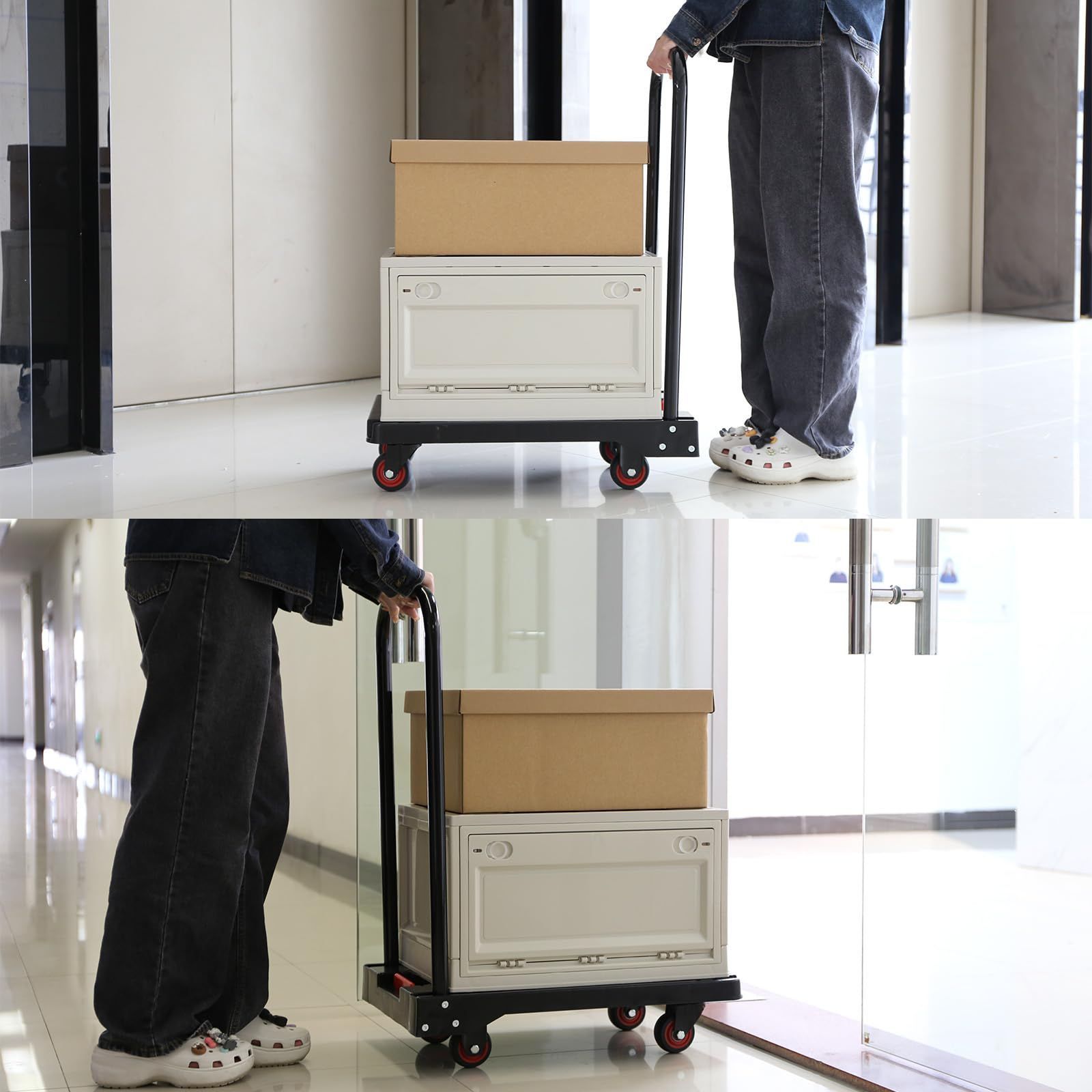 式カート 家族旅行荷物の運搬