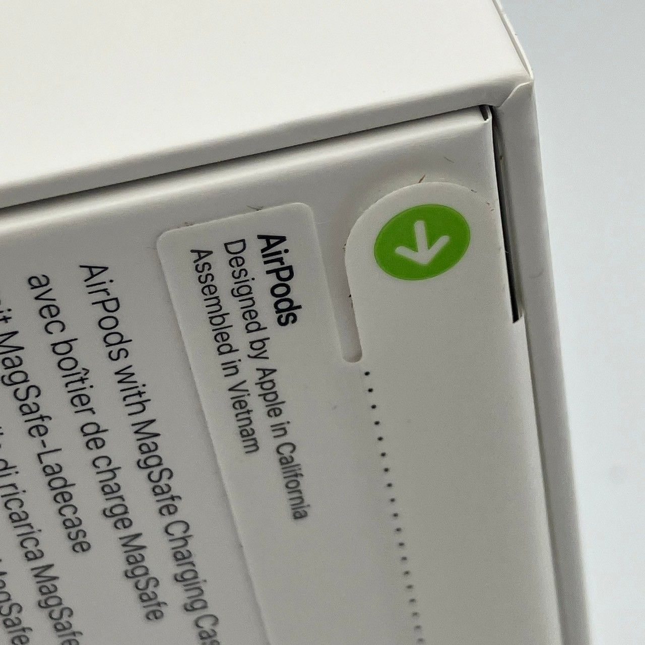 〇 未使用 未開封 Apple アップル Air pods 第三世代 MME73 J/A ①  