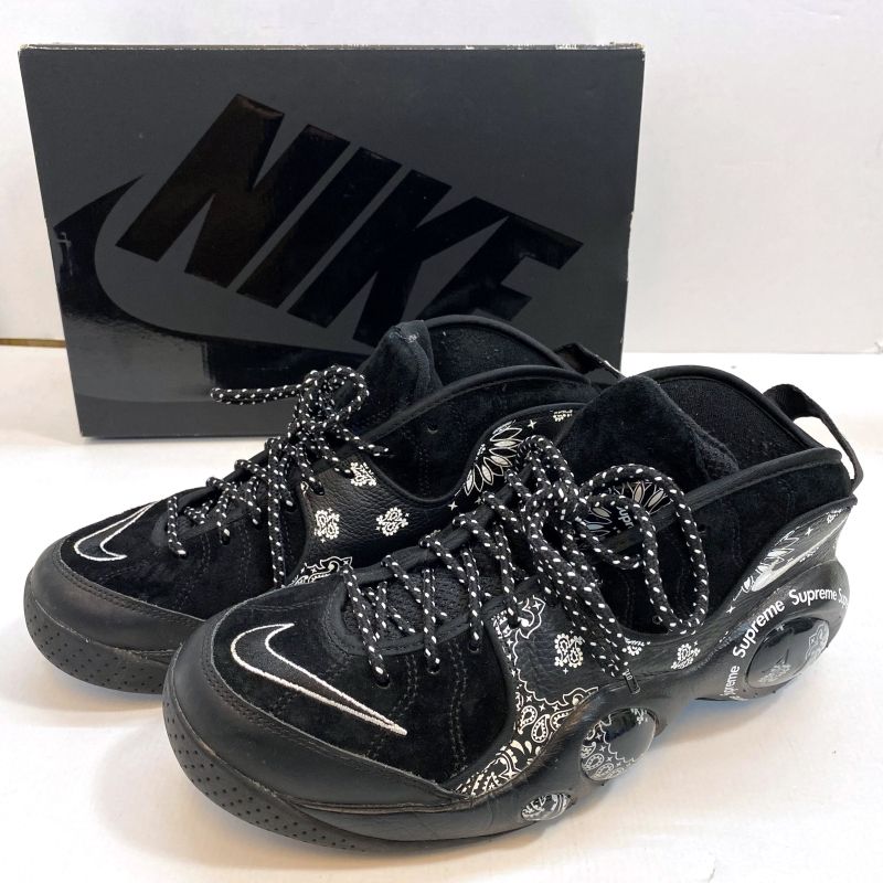 ★03w04919 NIKE AIR ZOOM FLIGHT 95 SP SUPREME ナイキ エア ズームフライト 95 シュプリーム  DJ8604-001 サイズ27.5cm メンズ 靴 スニーカー