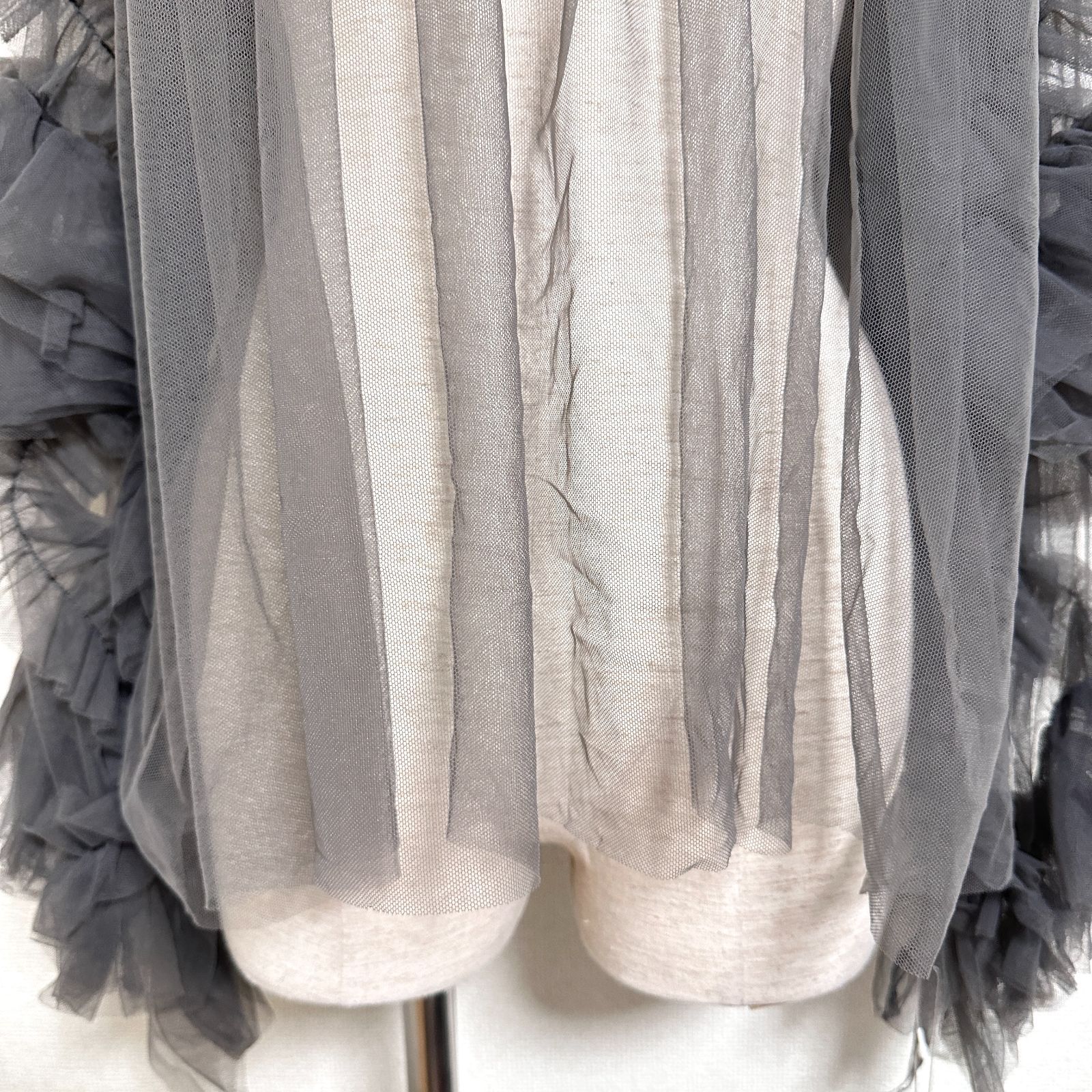 タグ付 ANDRESD decorative tulle tops デコラティブチュール