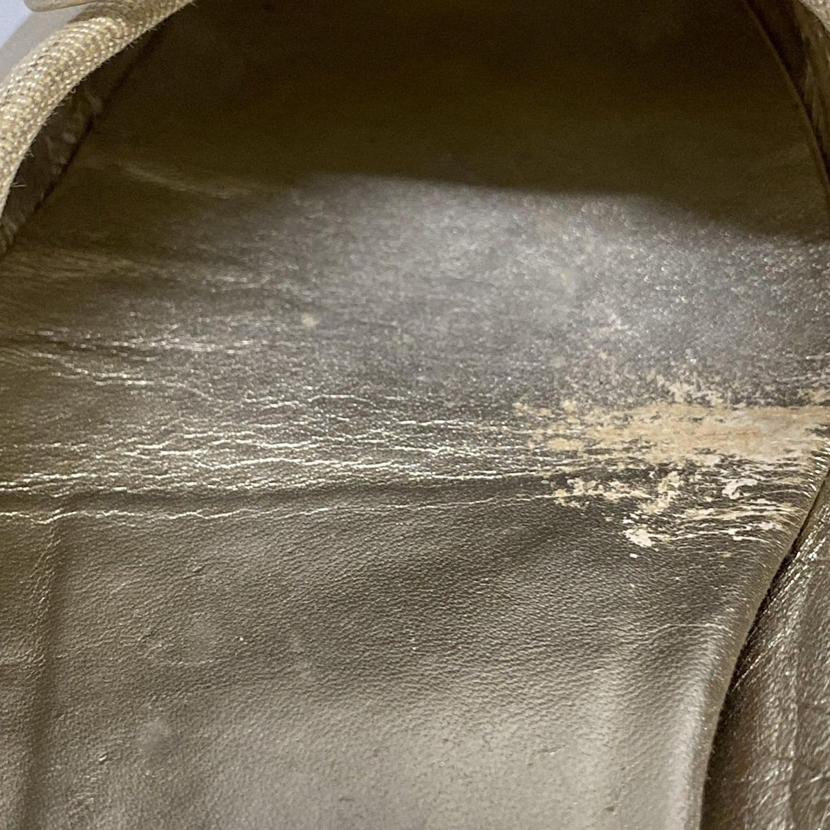 【本物保障】 CHANEL シャネル フラットシューズ 35 1|2 C レディース - G02819 ゴールド×シルバー ラムスキン