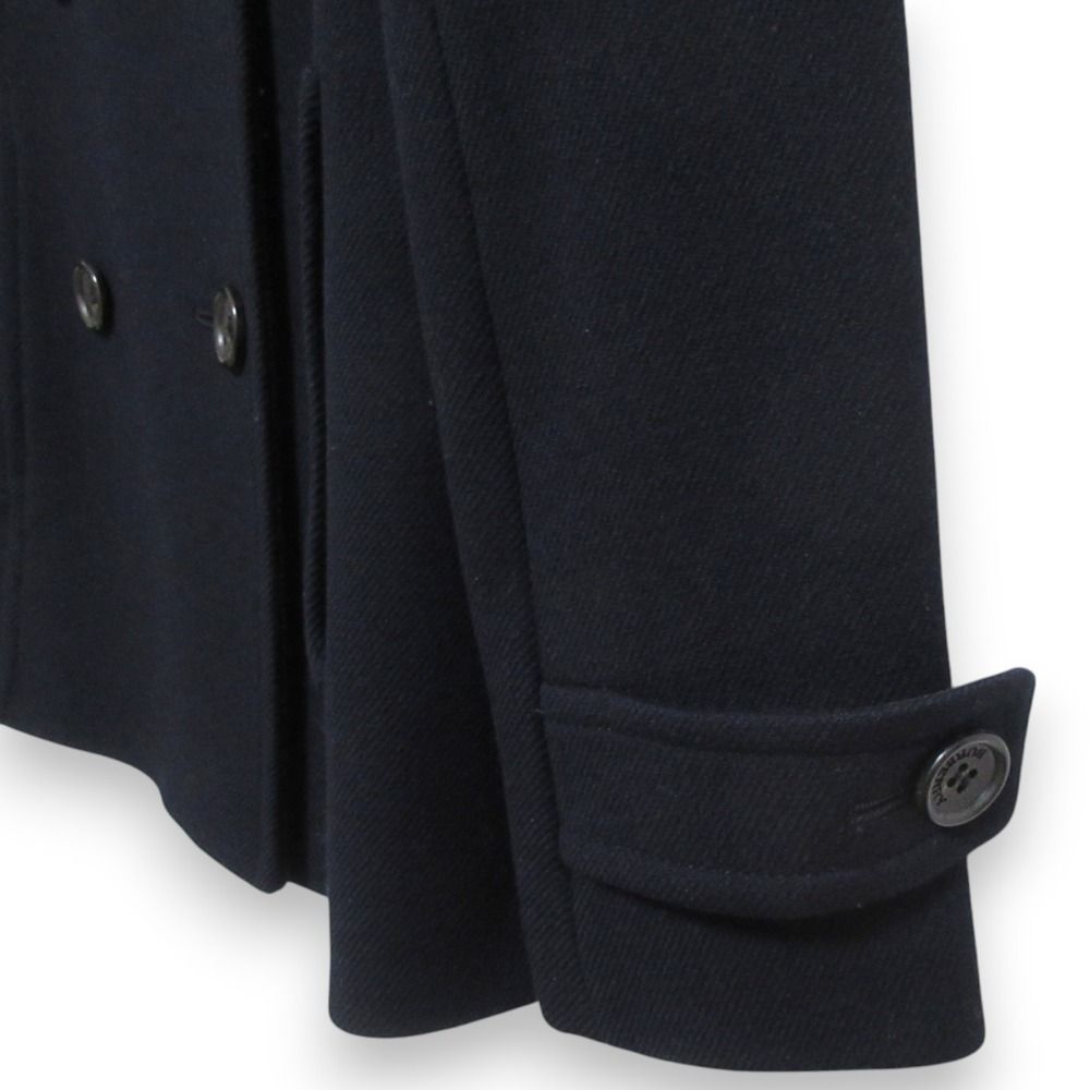 美品 Burberry バーバリーロンドン ウールメルトン カシミヤブレンド