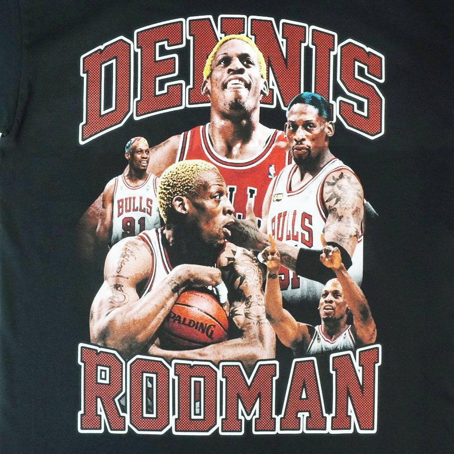 90s Dennis Rodman バスケットボールTシャツ 1998年製 Dennis Rodman Tシャツ NBA デニスロッドマン バスケ tee | Pay ID