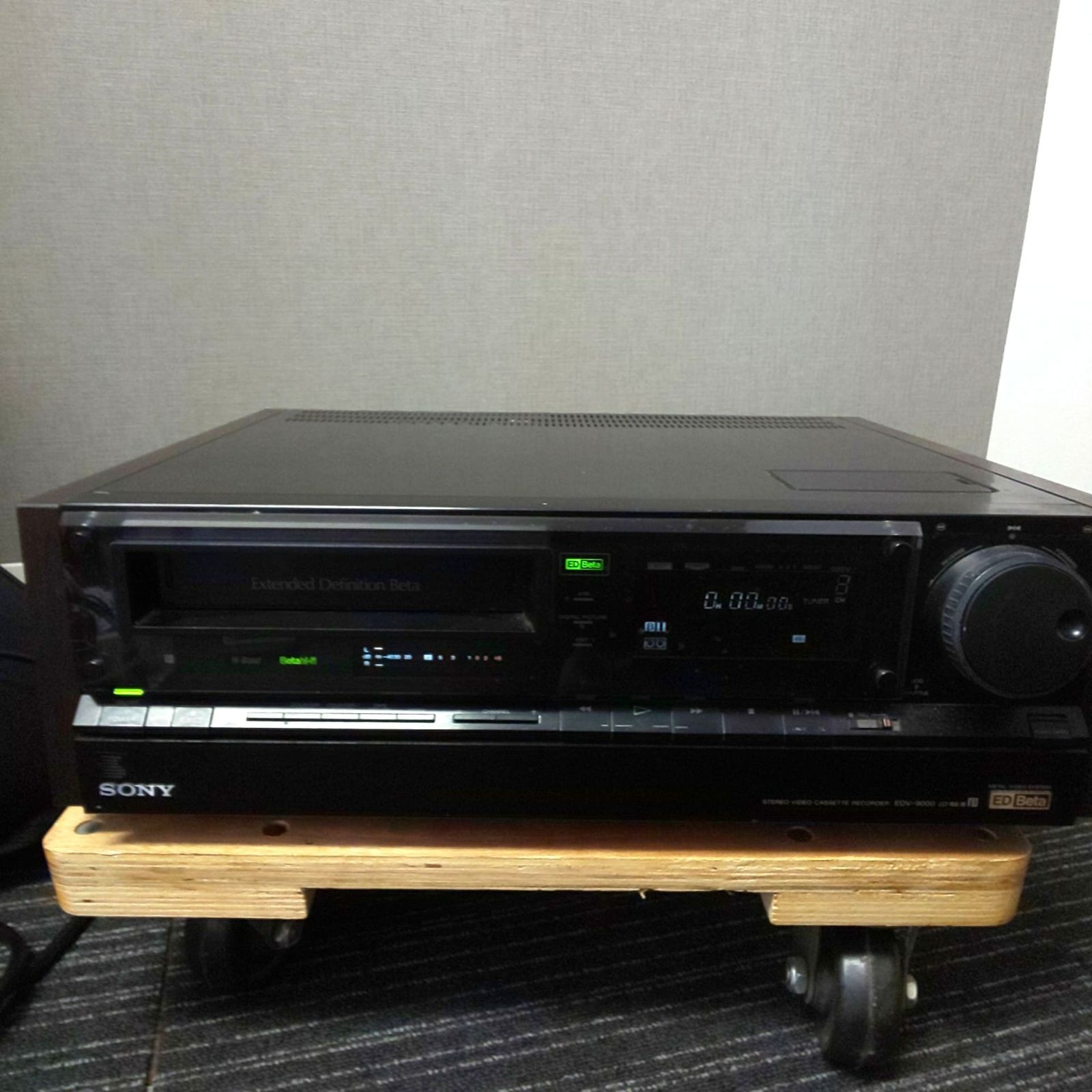 916 SONY EDV-9000 ベータビデオデッキ EDベータ ソニー 映像機器 現状