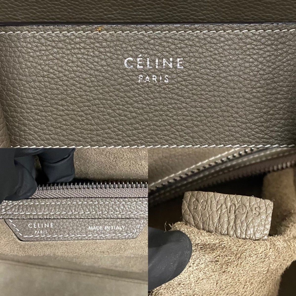 CÉLINE セリーヌ ラゲージミニ ハンドバッグ A4サイズ収納可 収納袋付き CÉLINE セリーヌ ラゲージミニ ハンドバッグ A4サイズ収納可 収納袋付き