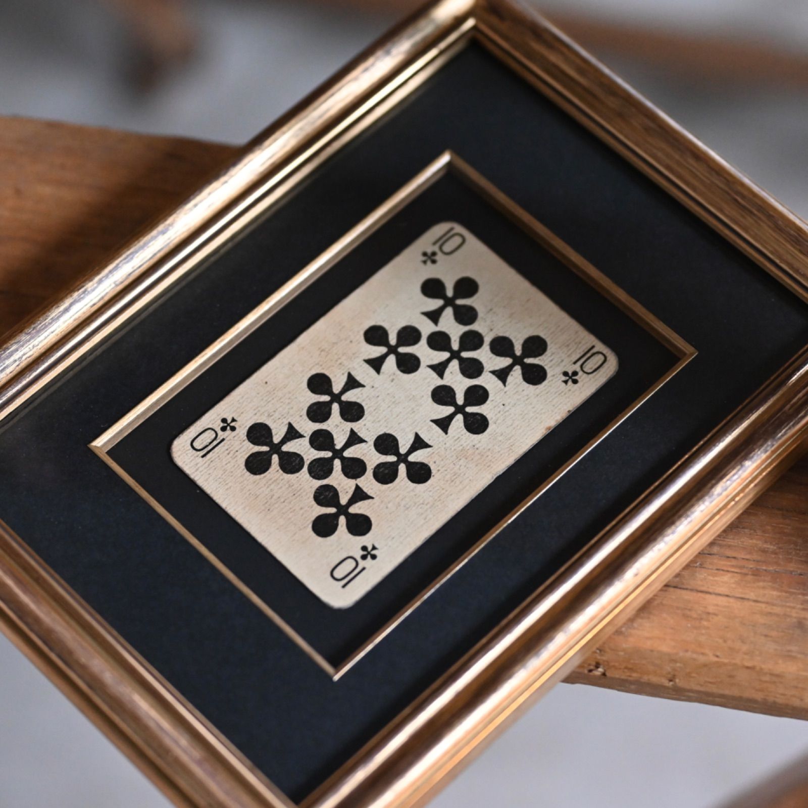 フランスアンティーク　写真立て　蚤の市　ポストカードアンティーク　真鍮雑貨 フランスアンティーク カードスタンド 白鳥 スワン 蚤の市 ブロカント