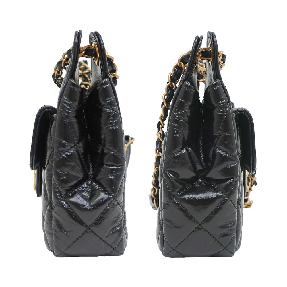 名東】【CHANEL】シャネル スモールホーボー チェーンショルダーバッグ