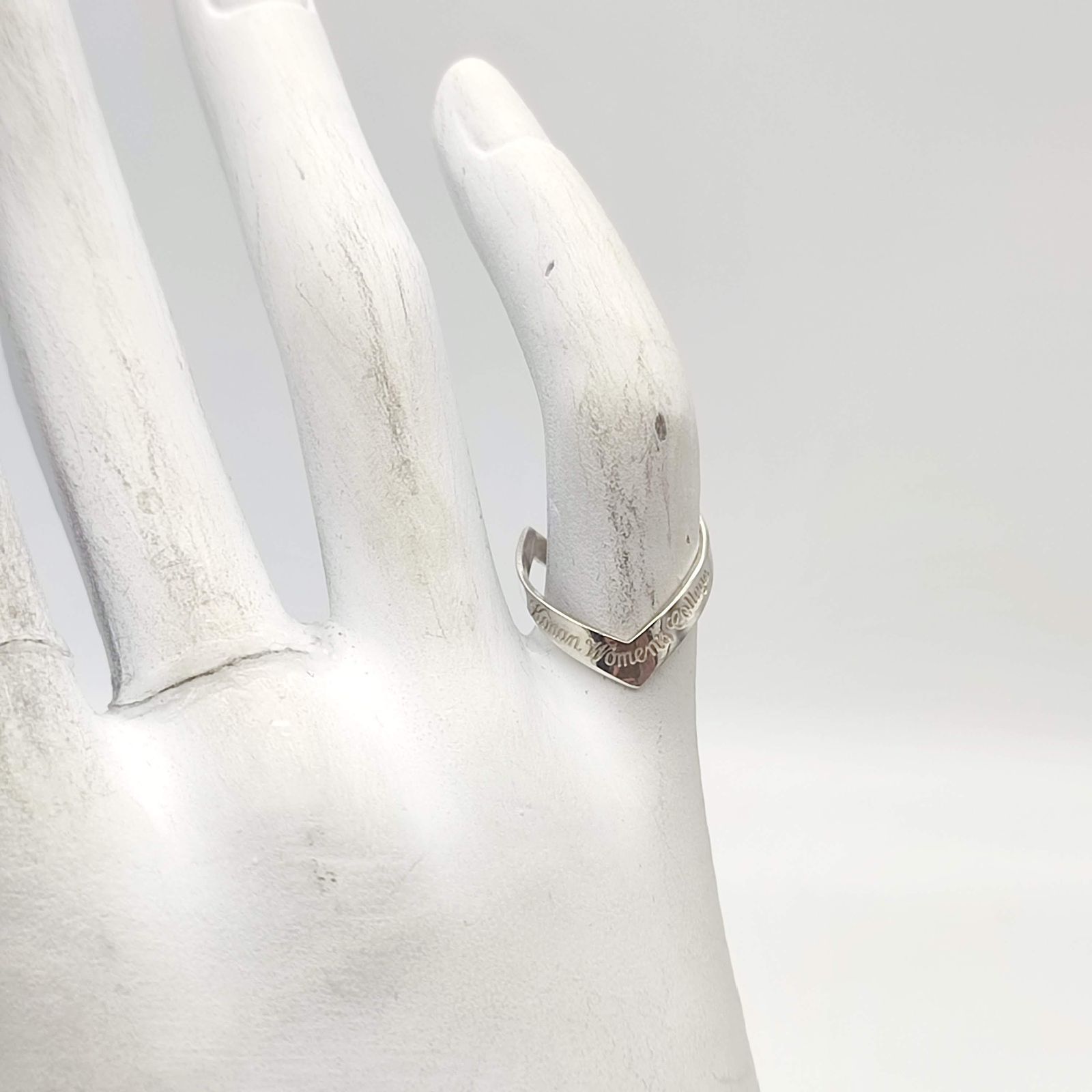 美品】カレッジリング Konan Womens college SILVER シルバー925 JP7 
