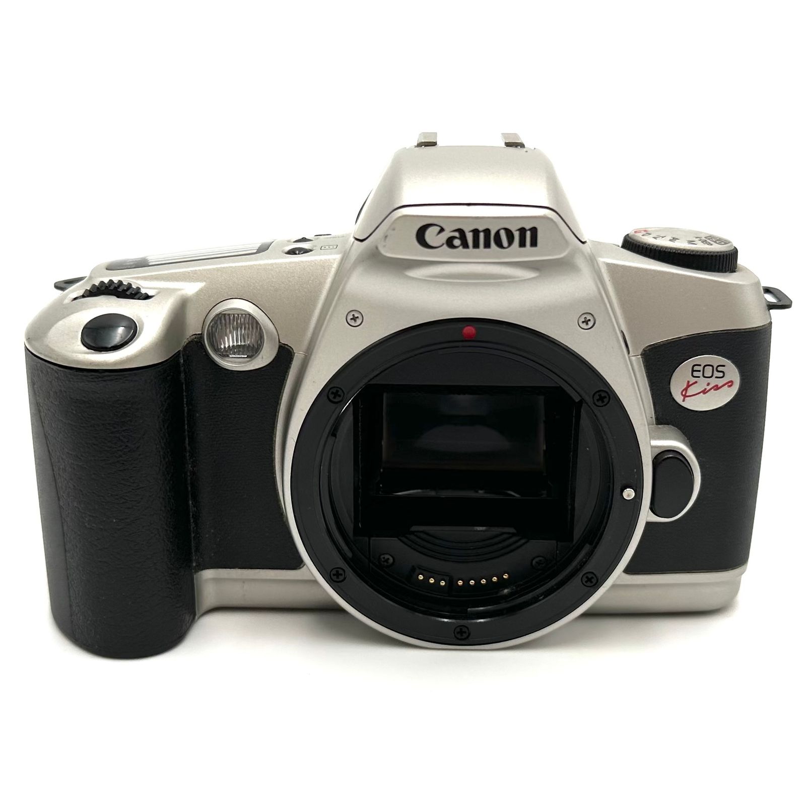 美品】Canon キャノン EOS Kiss ブラック シルバー 稼働 カメラ