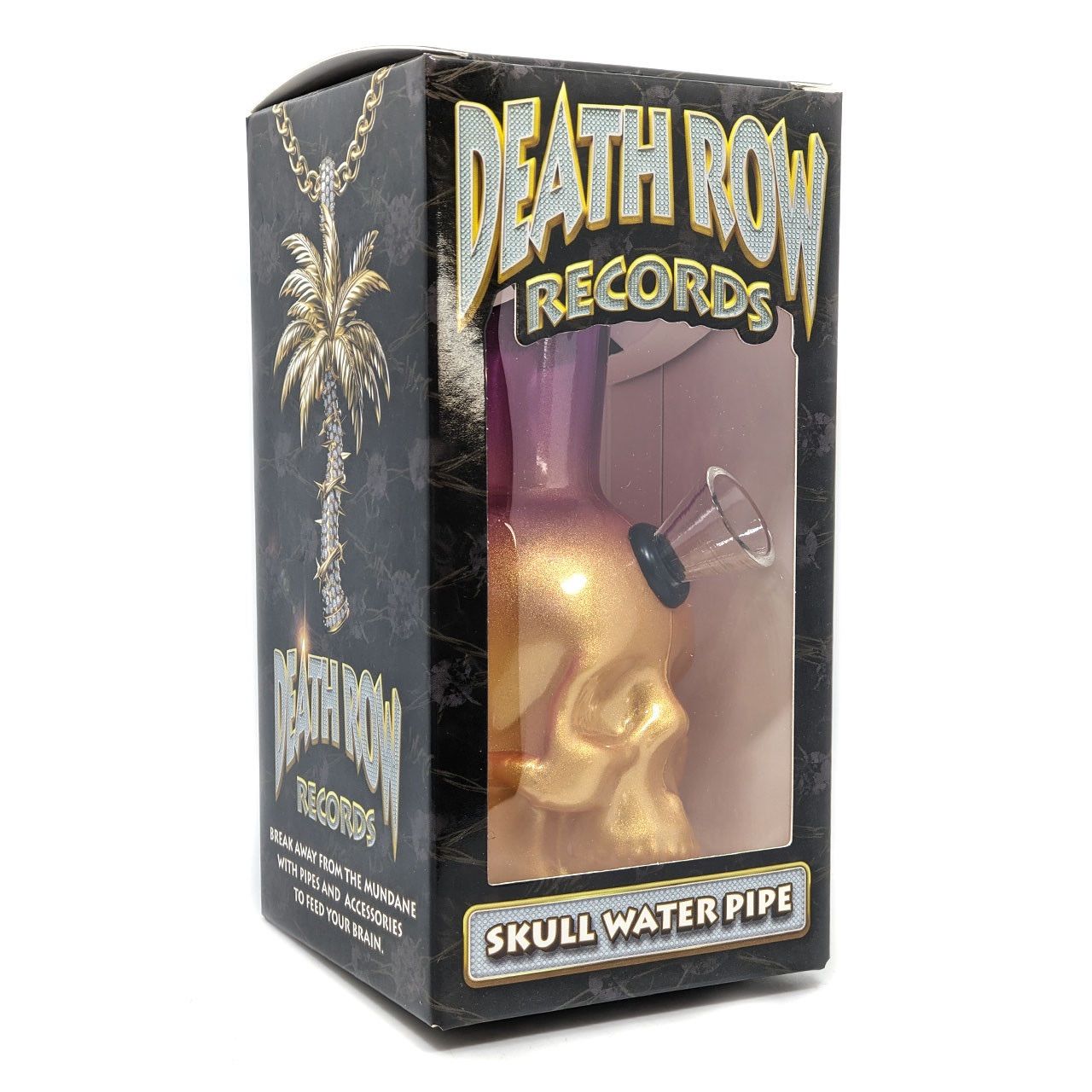 Death Row Skull Bubbler Water Pipe ミニボング