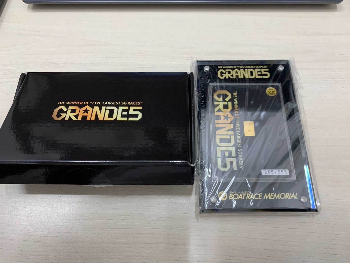 ボートレース GRANDES 555キャンペーン インゴット 1ｇ