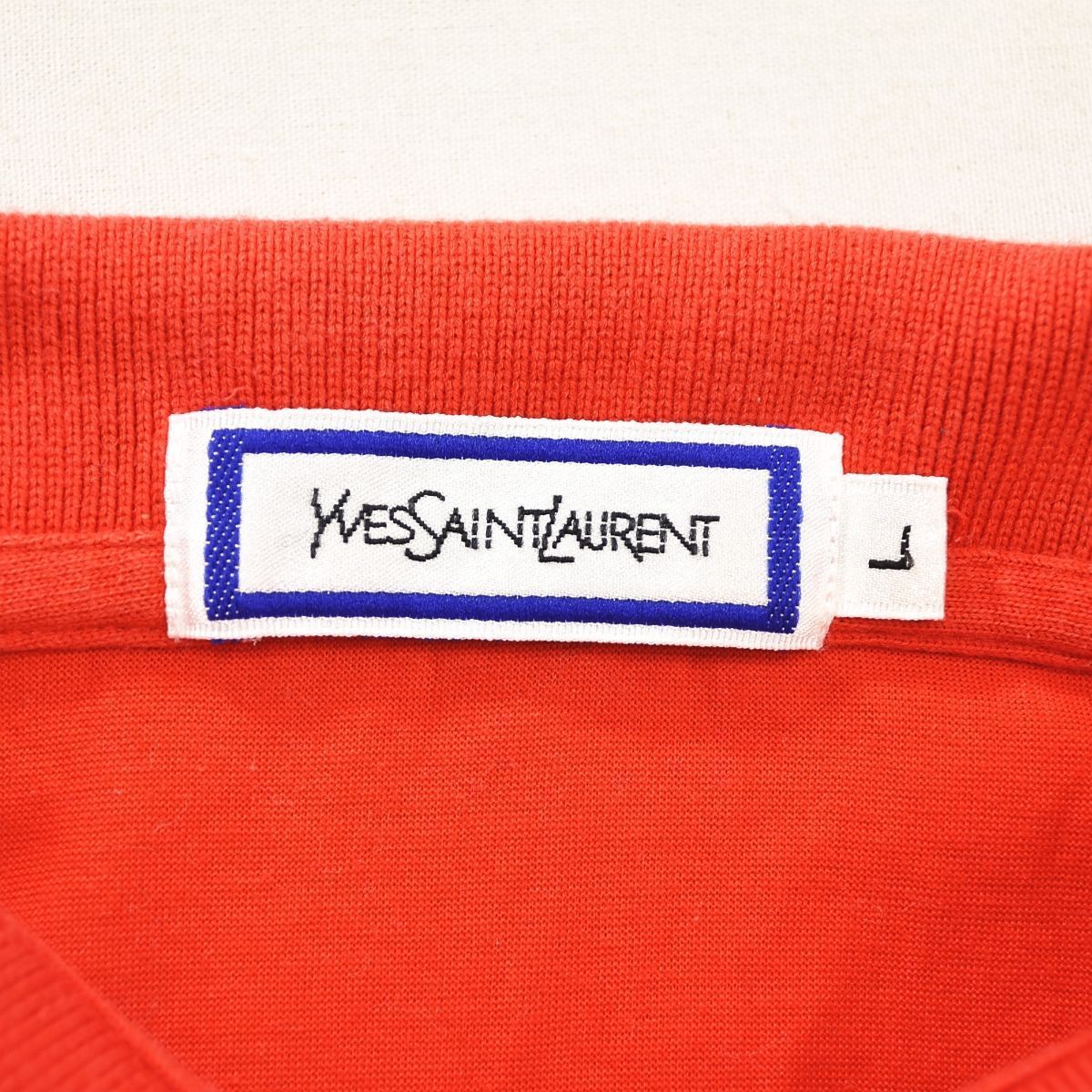 YvesSaintLaurent ポロシャツ イヴサンローラン YSLサイズL 美品】 90s ヴィンテージ イヴサンローラン YVES SAINT LAURENT