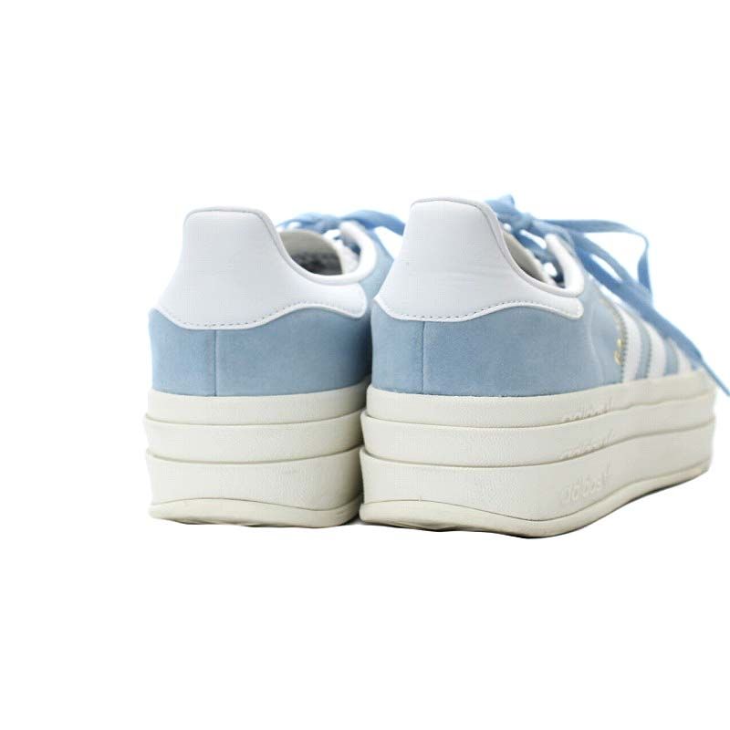 アディダスオリジナルス adidas originals GAZELLE BOLD W スニーカー 24.5cm 青 ブルー ID6991 /YQ  □OS - メルカリ