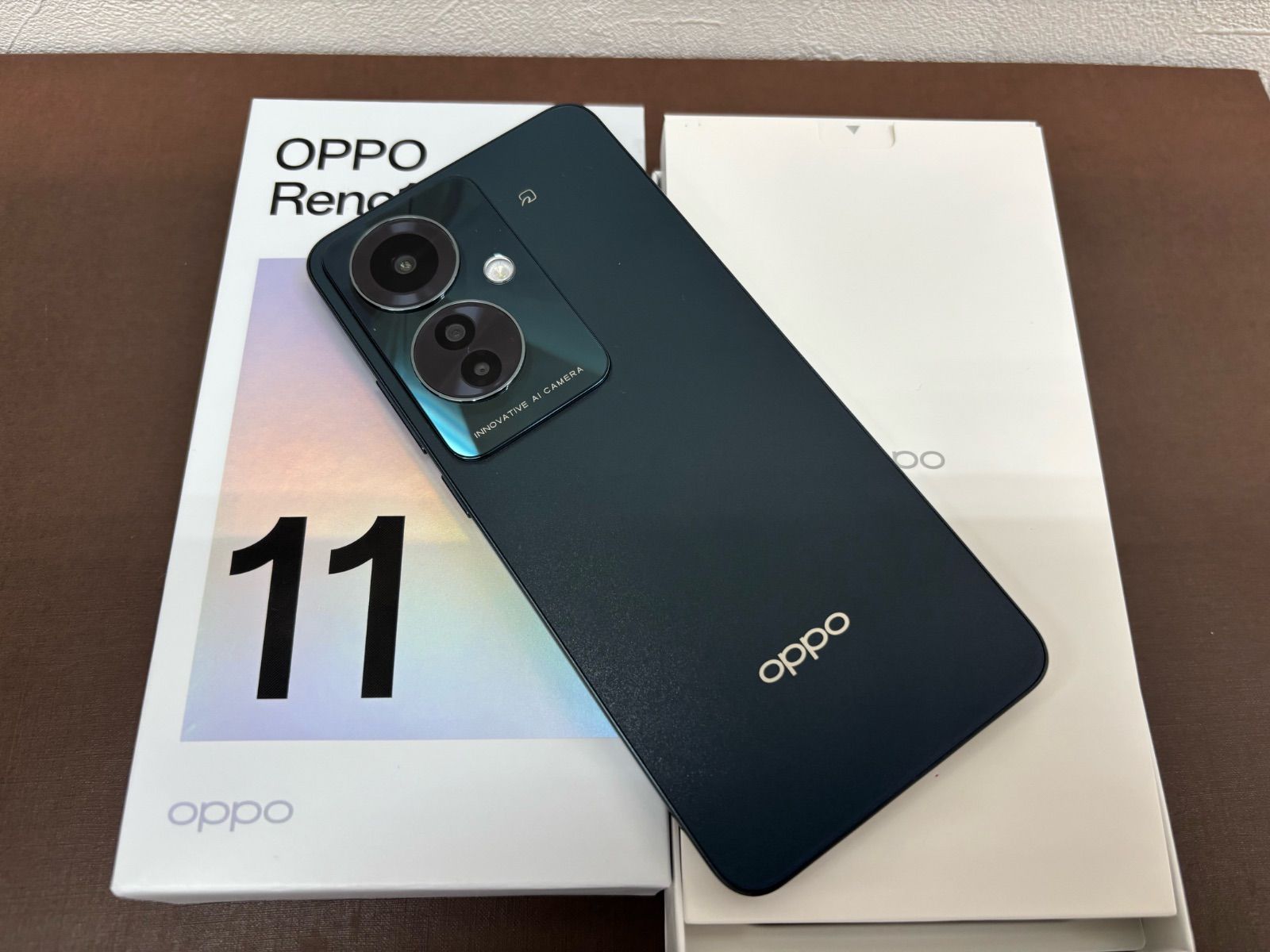 OPPO Reno11A ダークグリーン ROM 128GB / RAM 8GB 中古 初期化