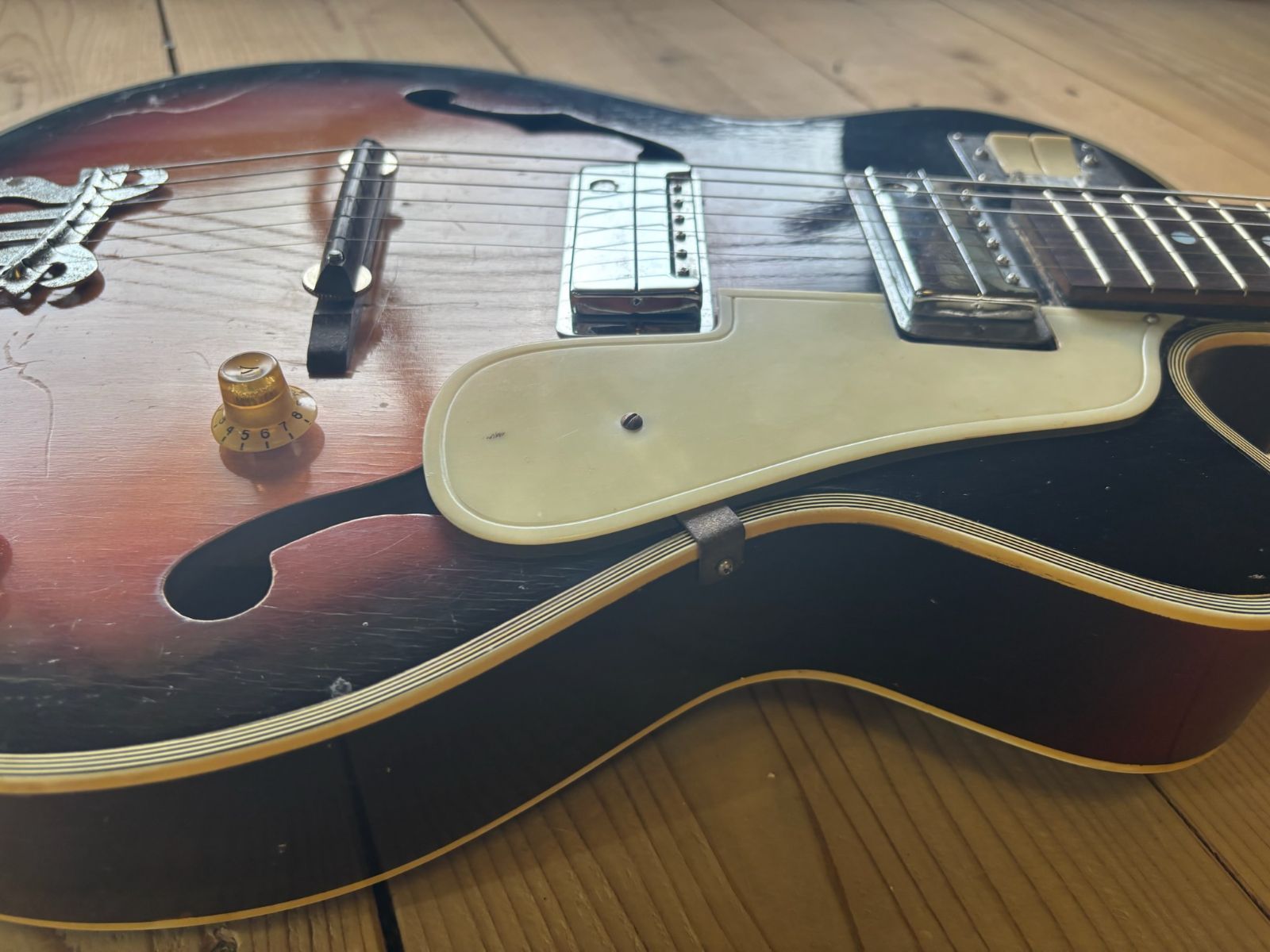 Demian フルアコタイプギター Fujigenフジゲン 小さめボディ 日本製