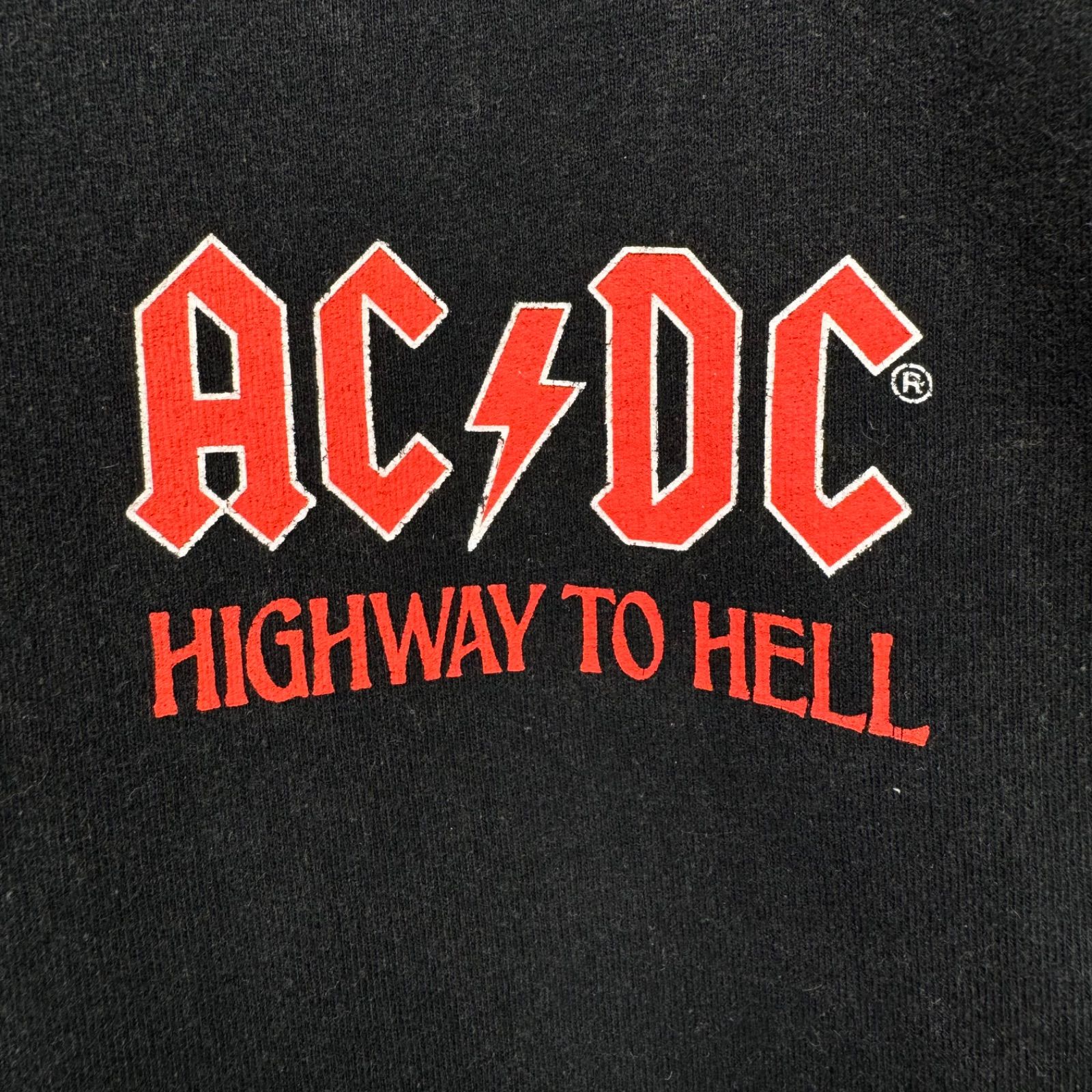 AC/DC ACDC DC SHOES エーシーディーシー DCシューズ HIGH WAY TOHELL ロンT ロングスリーブ 長袖 Tシャツ ロック バンT バンドT 音楽T ミュージックT 古着