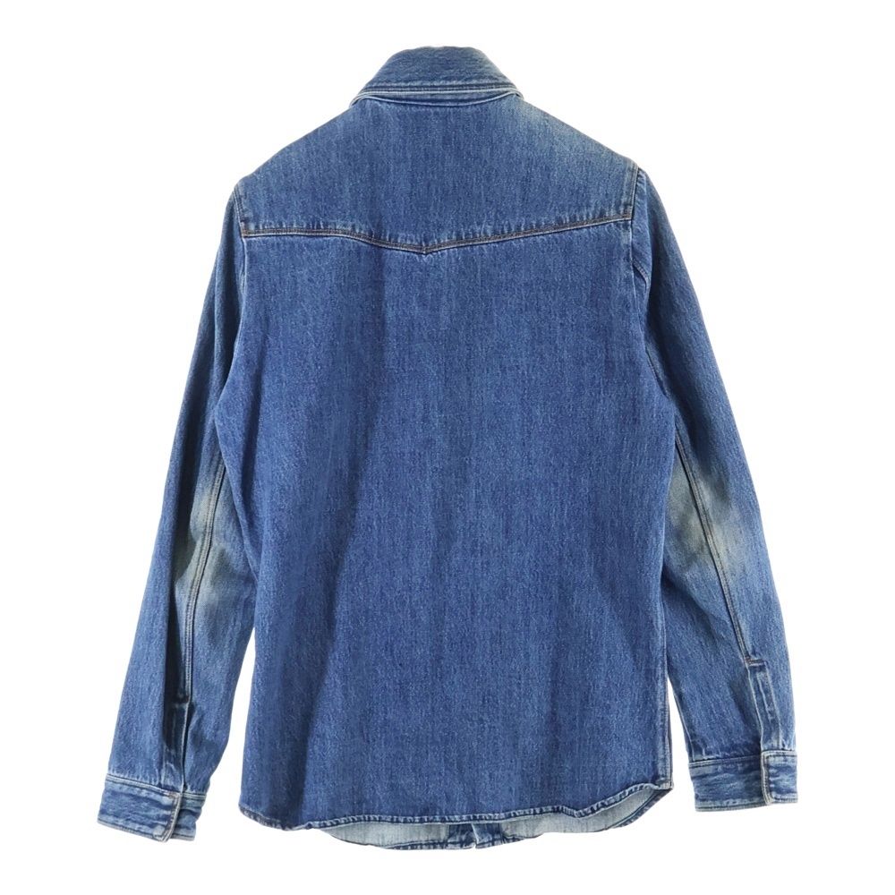 【極美品】VALENTINO デニムジャケット ブルー 34 M ロゴ Valentino Garavani ロゴ デニムジャケット | ブルー | FARFETCH JP