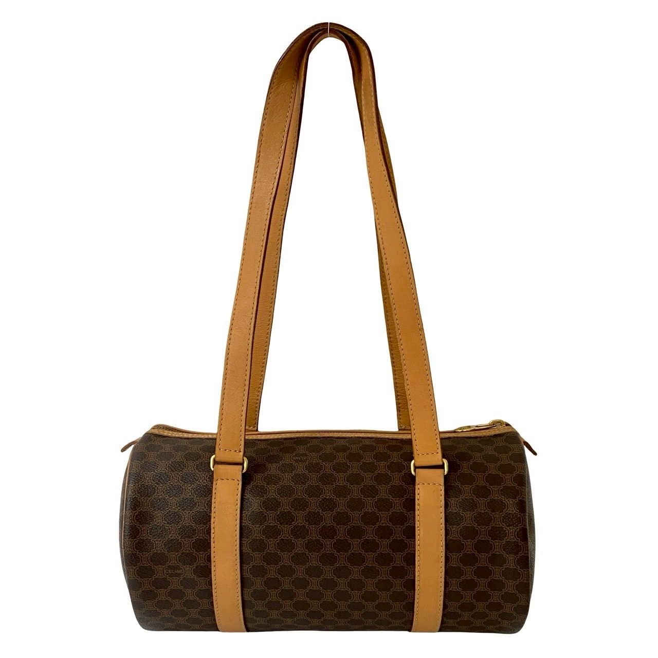 美品　CELINE セリーヌ　パリマカダム　ハンドバッグ　トリオンフ　レザー 美品 CELINE セリーヌ パリマカダム ハンドバッグ トリオンフ レザー