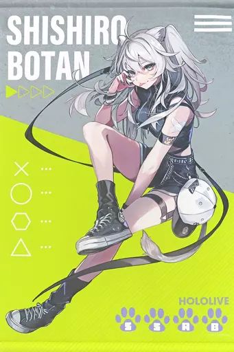 C100ホロライブ トマリ先生描き下ろし獅白ぼたん タペストリー ホロ