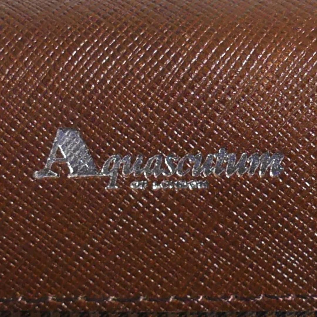 日本製 ビジネスバッグ 革 Aquascutum アクアスキュータム X6859