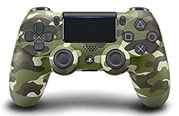 ワイヤレスコントローラー (DUALSHOCK 4) グリーン・カモフラージュ