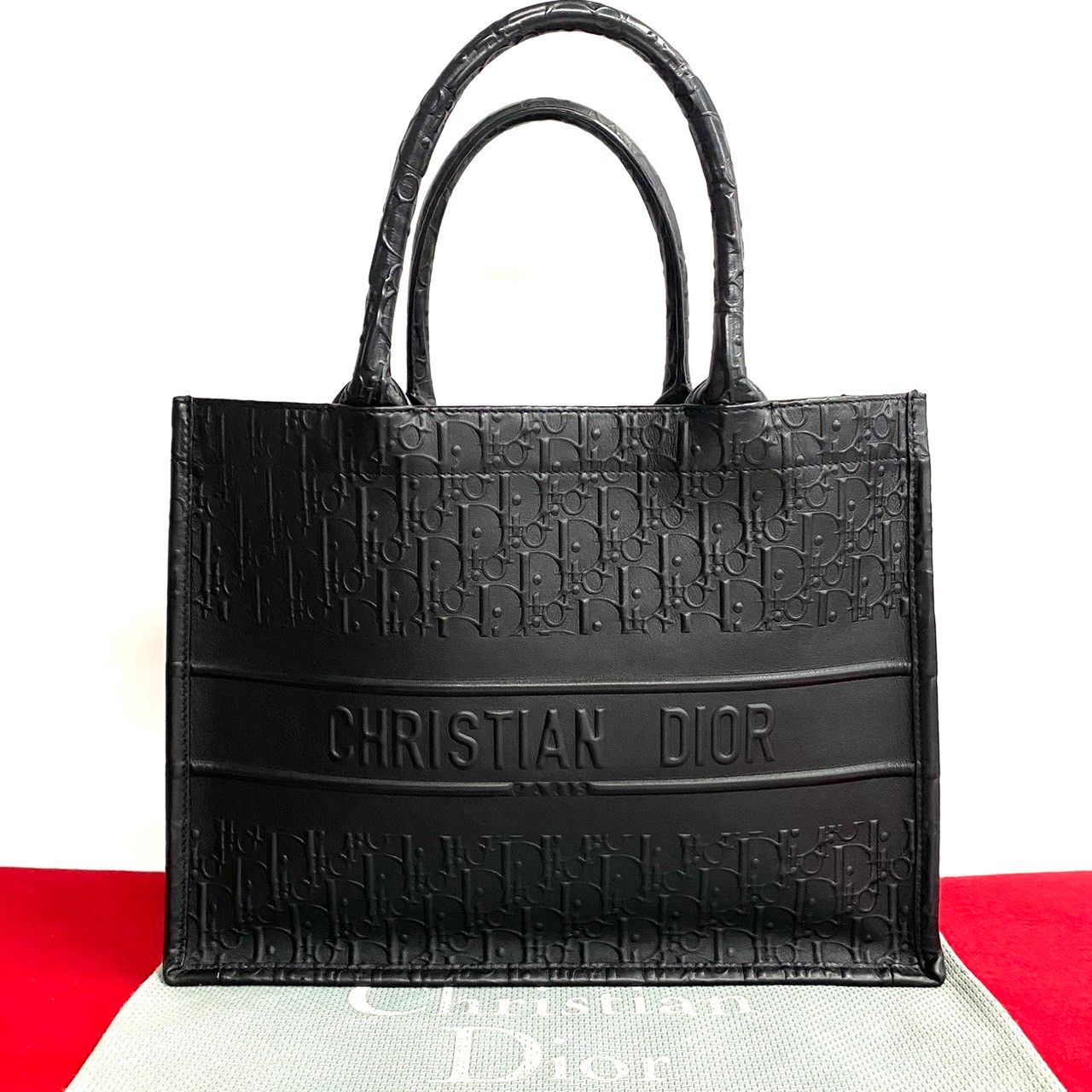 未使用保管品 Christian Dior ディオール ブックトート ミディアム ...