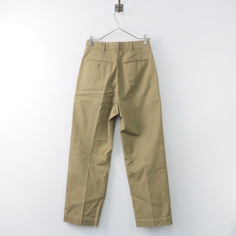 202SS シンゾーン Shinzone HIGH WAIST CHINO PANTS ハイウェスト チノパンツ 34/ベージュ ボトムス センタークリース【2400013836159】