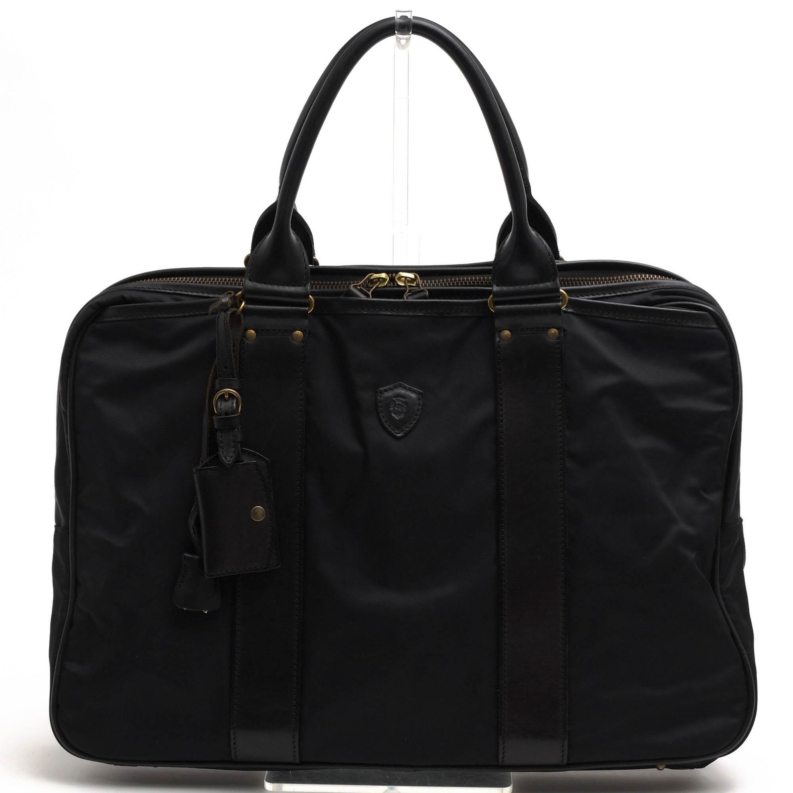 美品】フェリージ 12-39 ビジネスバッグ オールレザー A4収納 本革 黒