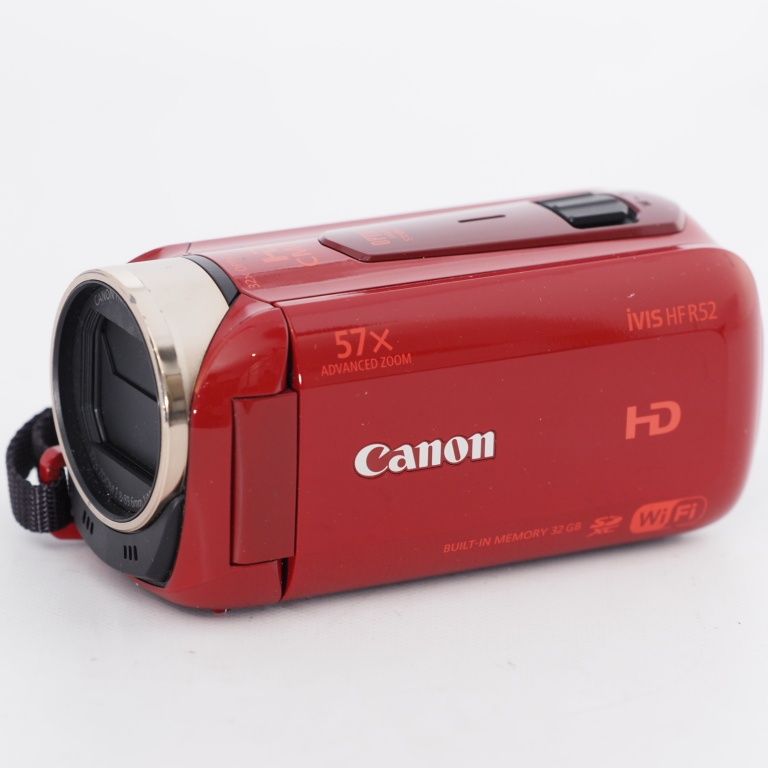 Canon キヤノン デジタルビデオカメラ iVIS HF R52 レッド Wi-Fi対応