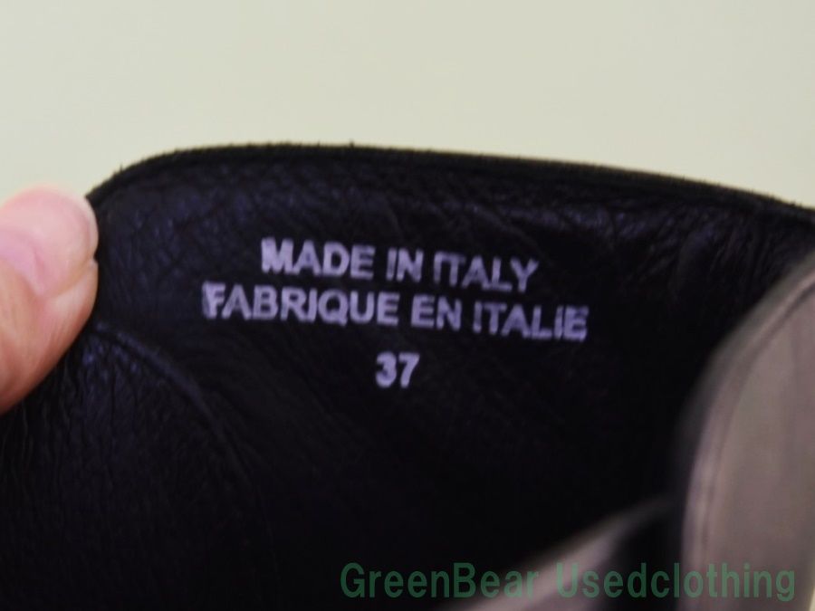  Y 179 イタリア製 DIESEL レディースブーツ 黒 23.5 cm その他 靴