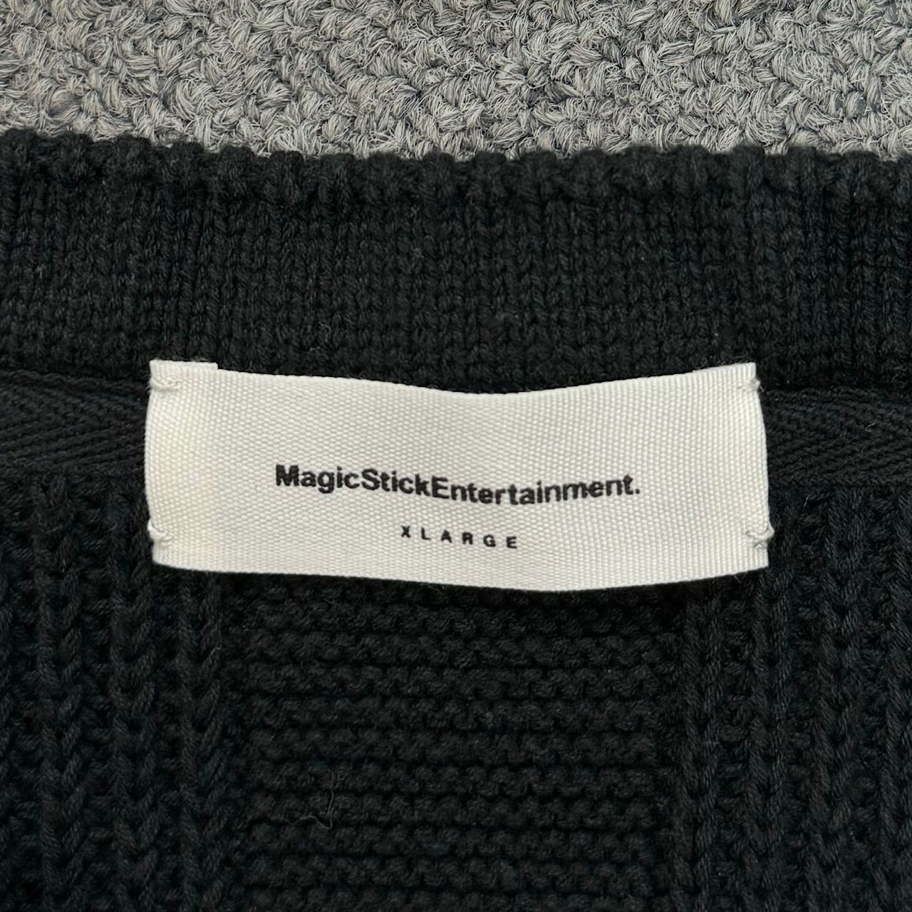 MAGIC STICK コットンクルーネックニット セーター マジックスティック 