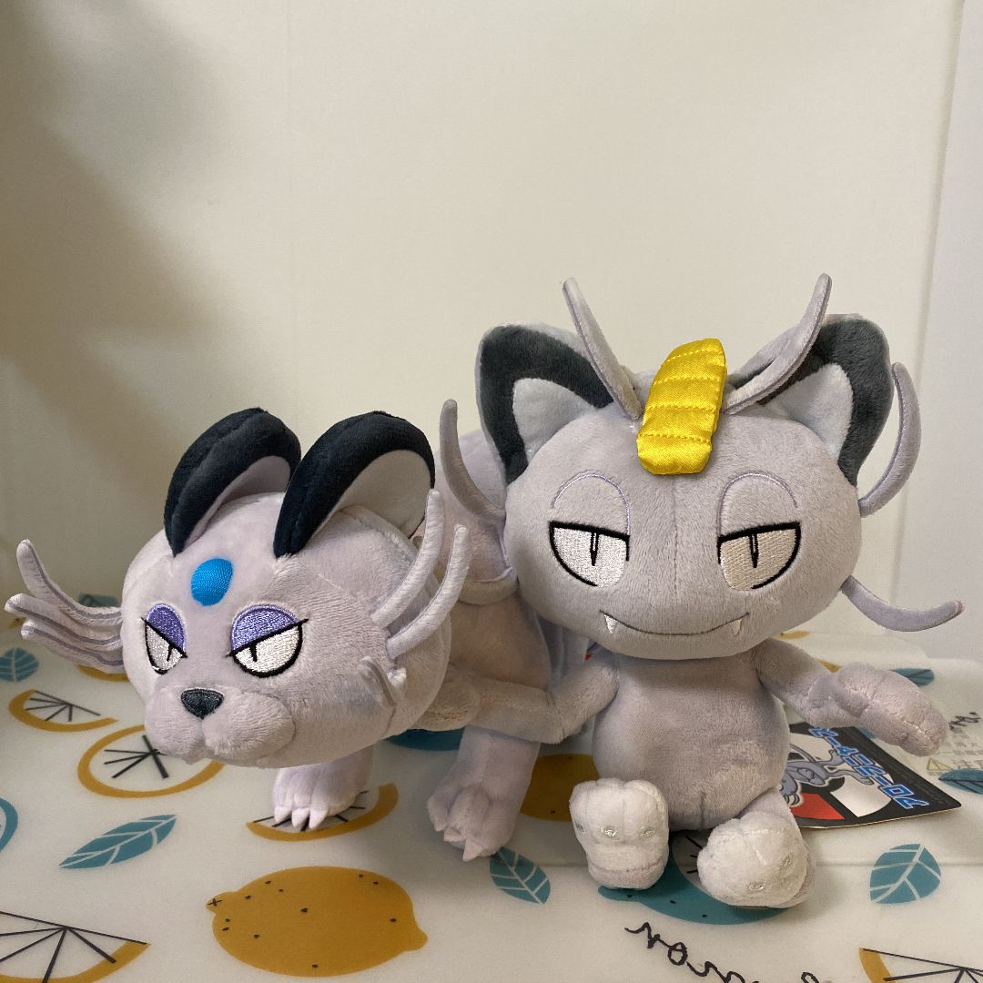ポケモン アローラニャース アローラペルシアン ぬいぐるみ - メルカリ