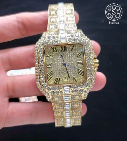 Z世代注目！進化系ブリンブリン腕時計 18Kコーティング×フルジルコニア Z世代注目】進化系ブリンブリンウォッチ｜18Kゴールドコーティング