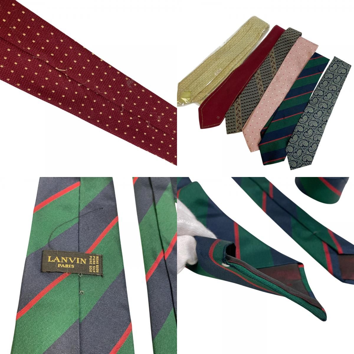 HERMESエルメス フェラガモ イヴサンローラン 他 ブランドネクタイ 21