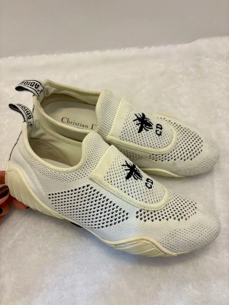 クリスチャン ディオール ジョイ スニーカー 白 37|240 正規品