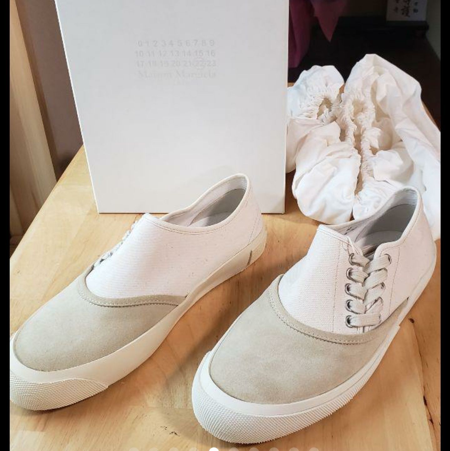 新品】メゾンマルジェラ アシンメトリースニーカー 25.0cm - メルカリ 