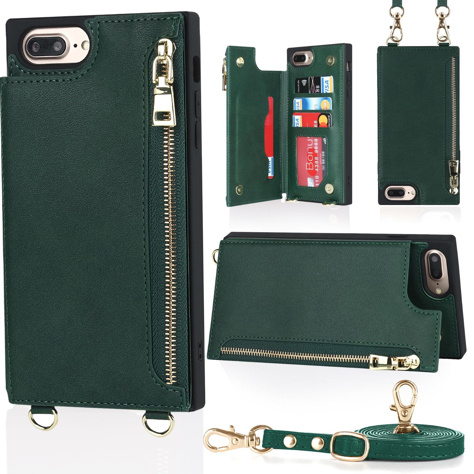 NODALA iPhone 7plus8plus ケース 手帳型 背面収納 ショ メルカリShops