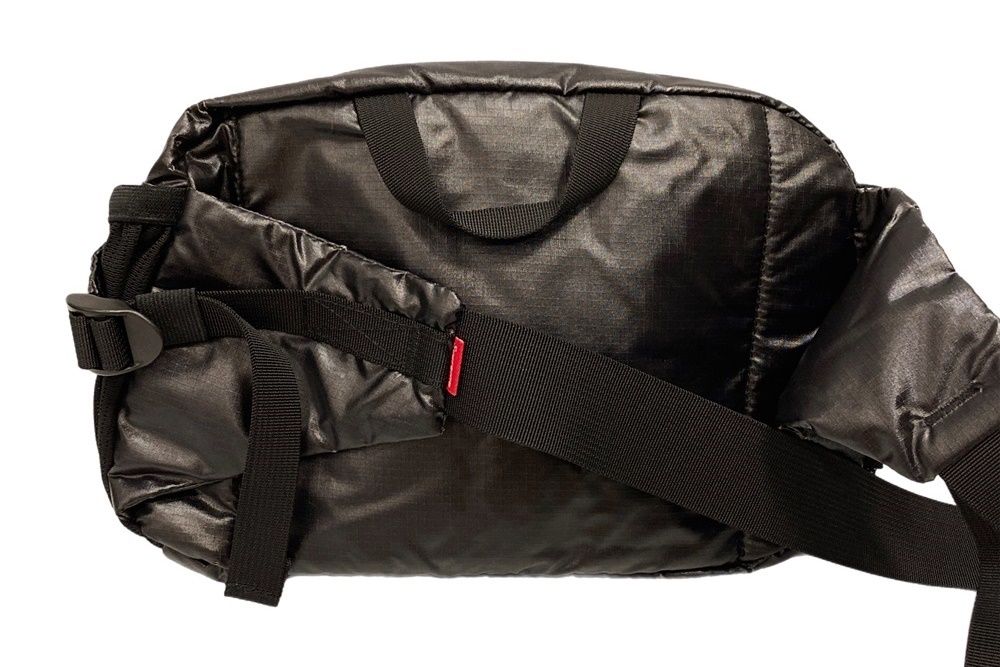 シュプリーム SUPREME 17AW Waist Bag Black ウエストバッグ 黒 ロゴ ...