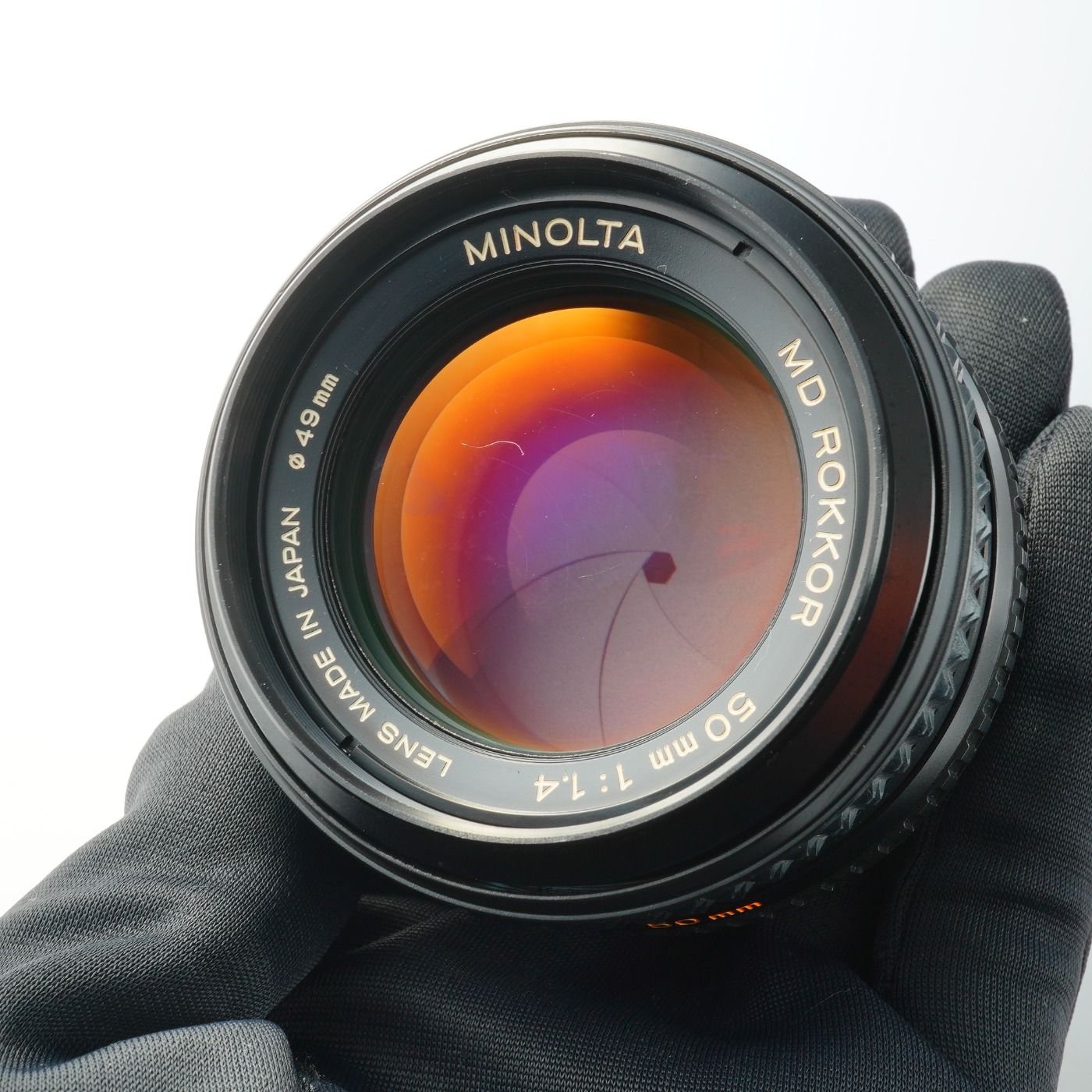 MINOLTA オンライン ミノルタ MD ROKKOR 50mm F/1.4 単焦点レンズ