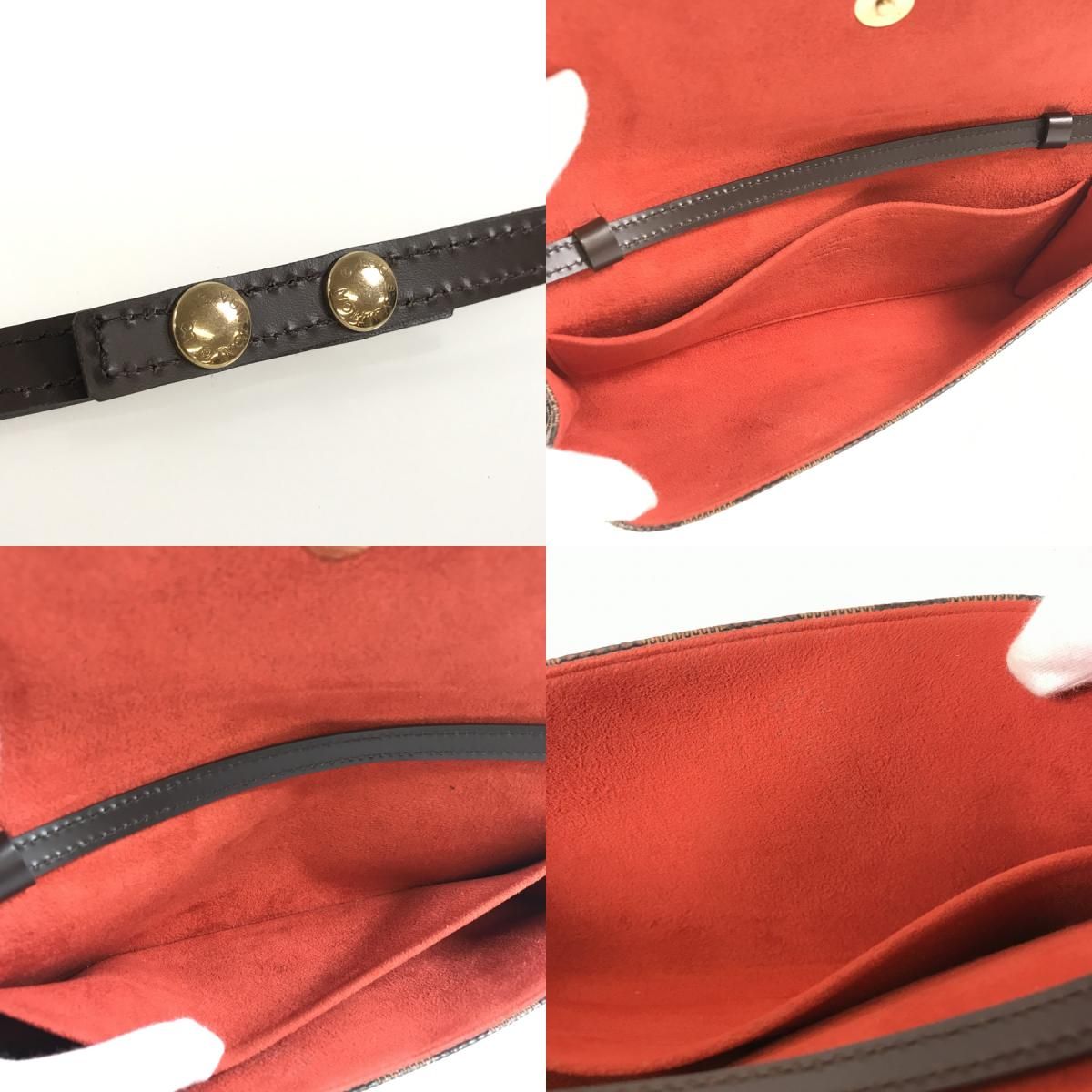 ルイ・ヴィトン LOUIS VUITTON ダミエ ポシェットツインGM N51851 