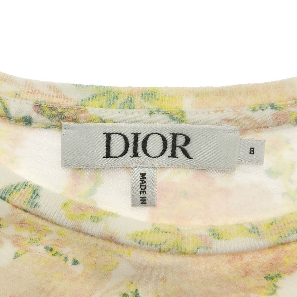 Christian Dior クリスチャンディオール キッズ フラワープリントT