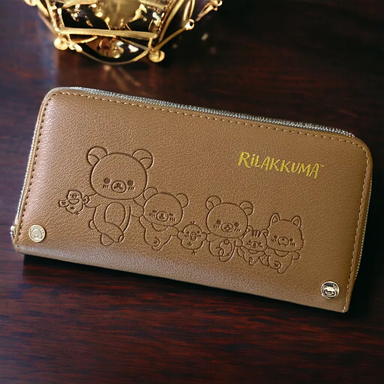 リラックマ 長財布 ブラウン RK-642-BR Rilakkuma Long Wallet|mercari 