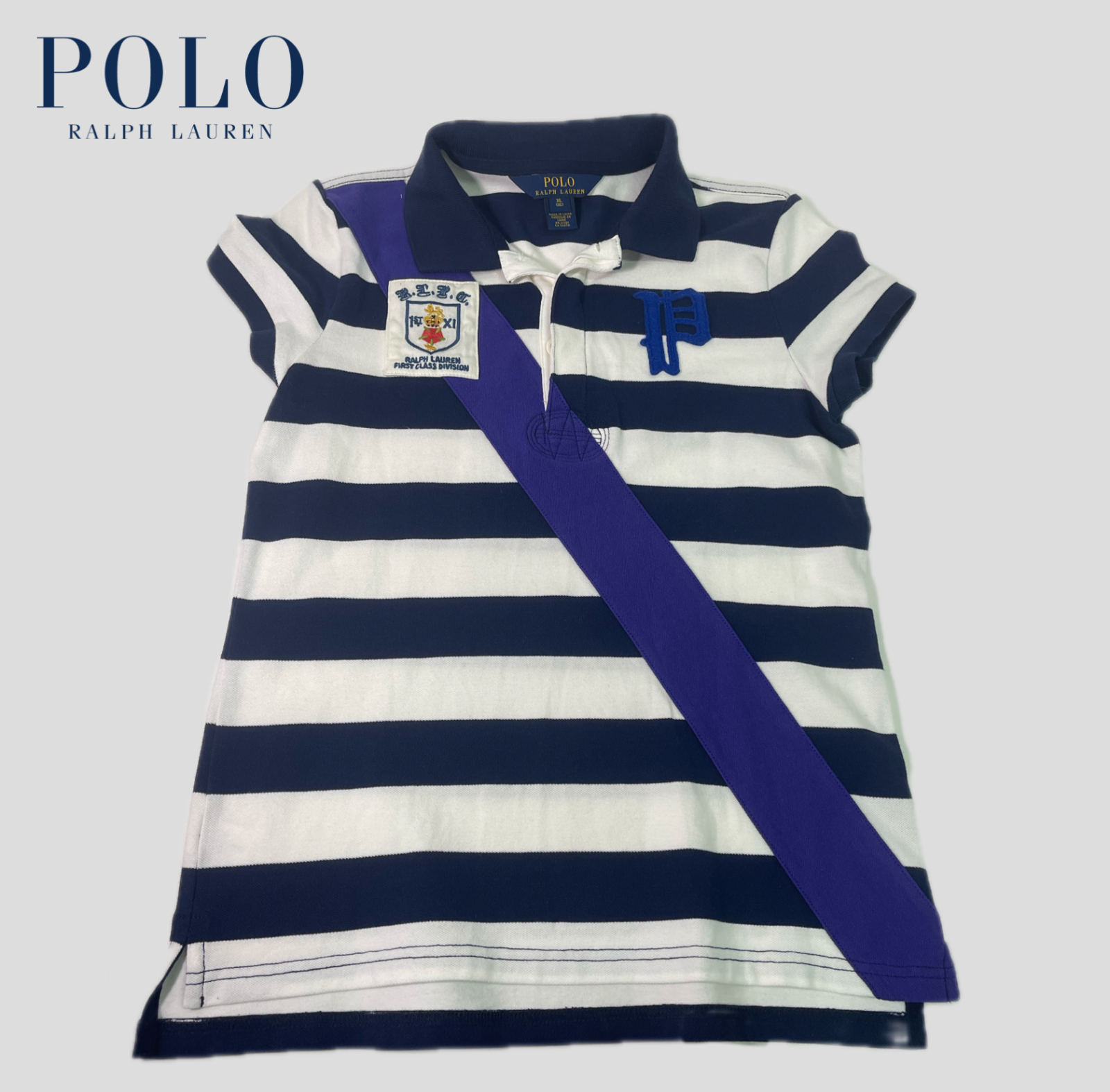 Polo Ralph Lauren ポロラルフローレン キッズ ボーダーTシャツ XL 16