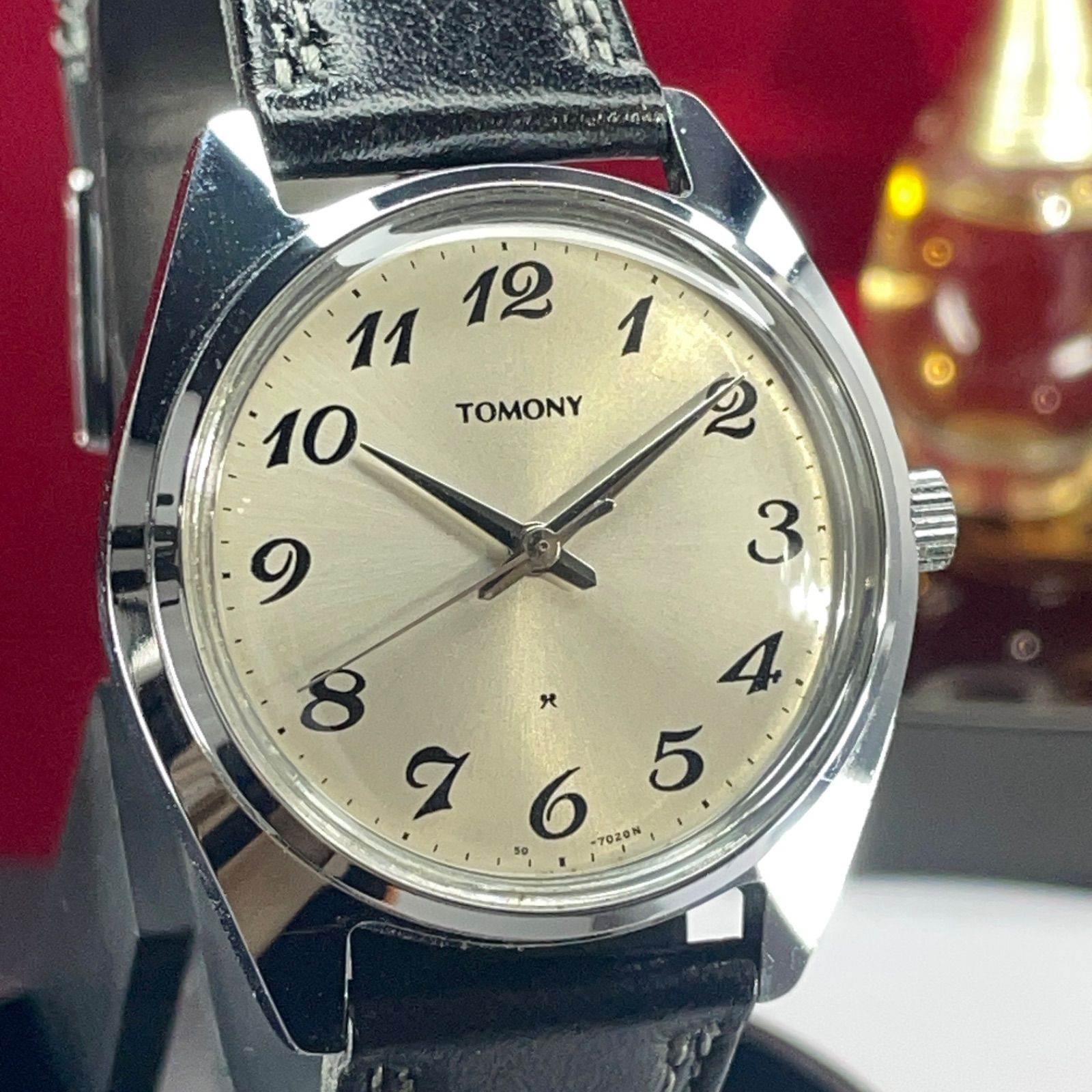 デッドストック 未使用品 70s SEIKO トモニー 手巻 日本製 腕時計 デッドストック 未使用品 70s SEIKO トモニー 手巻 日本製