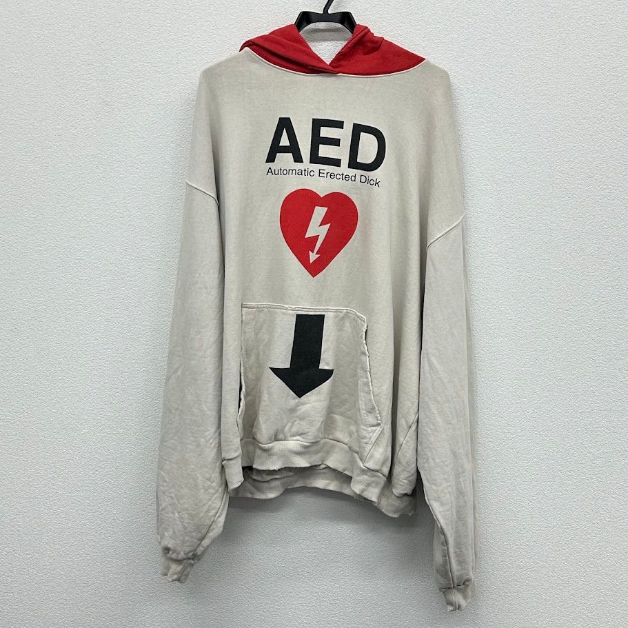 ★人気★【Project G/R】★AED Overfit Hoodi.e★Light Beige★ PROJECT G/R AED OVERFIT HOODIE - メルカリ