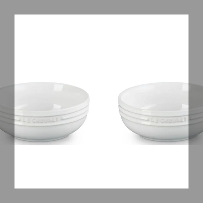 ル・クルーゼ ストーンウェア レジェ・ディッシュ 13cm ホワイト 6個 