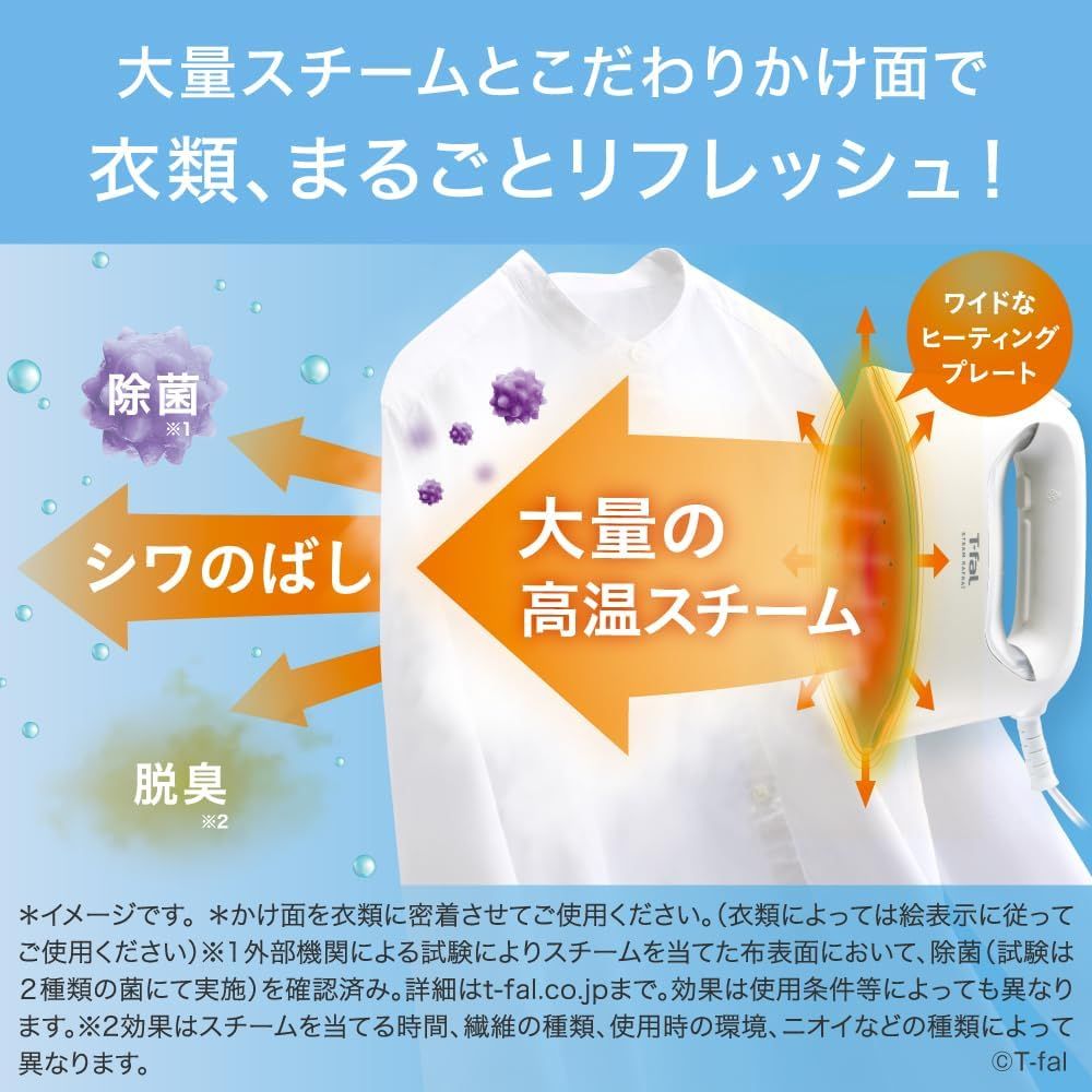 衣類丸ごとリフレッシュ ワンプッシュおまかせスチーム