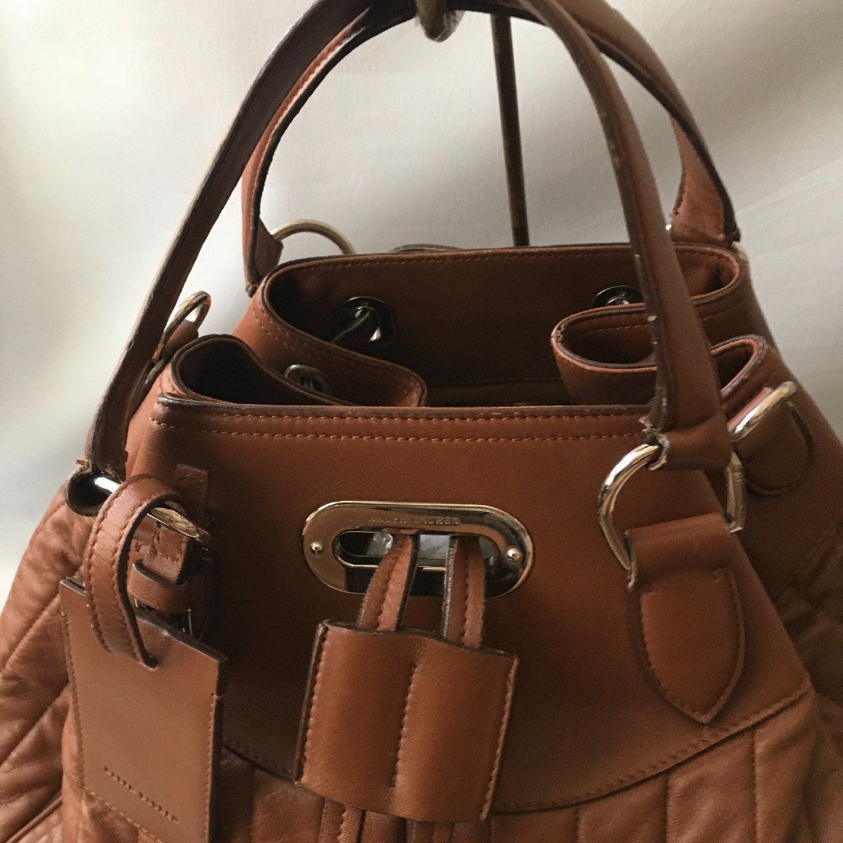 美品! RALPH LAUREN ラルフローレン メンズ大型ショルダーバッグ 美品 Ralph Lauren(ラルフローレン) 大きめ レザー ショルダー