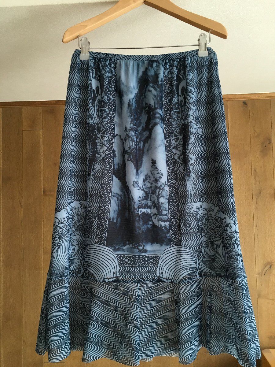 ヴィヴィアンタム　VIVIENNE TAM パワーネットスカート 38 Vivienne Tamヴィヴィアンタムパワーネット膝丈スカート黒Size0